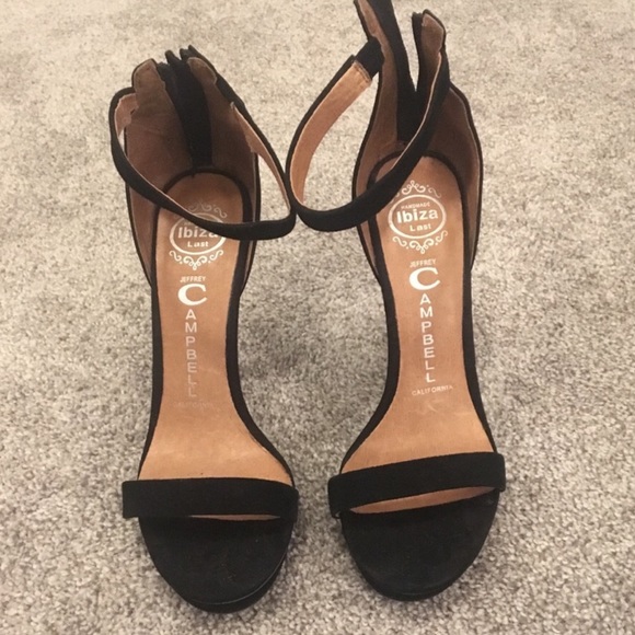 Jeffrey Campbell Burke black heel - Picture 1 of 3